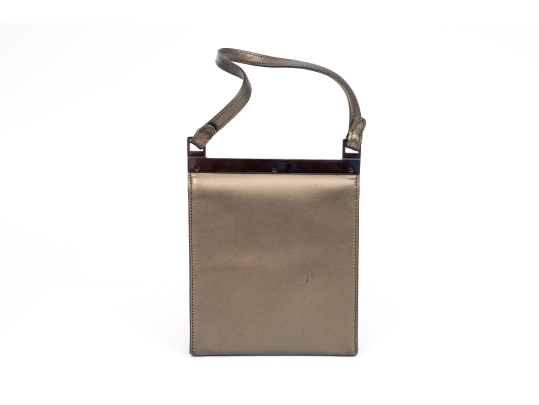Gucci Darling Bronze Metallic Tiny Top Handle Bag