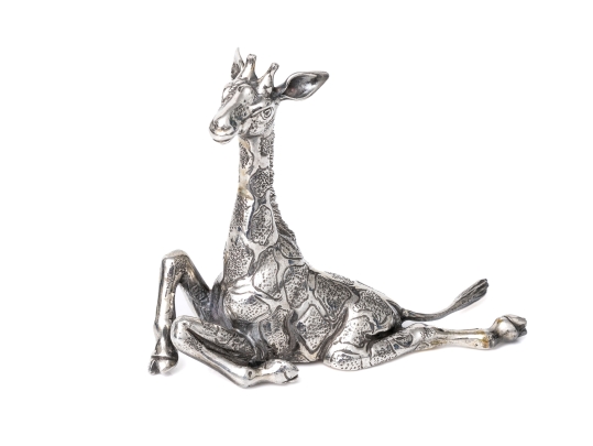 Buccellati Sterling Silver Miniature Lovable Reclining Giraffe, Retail $1,000