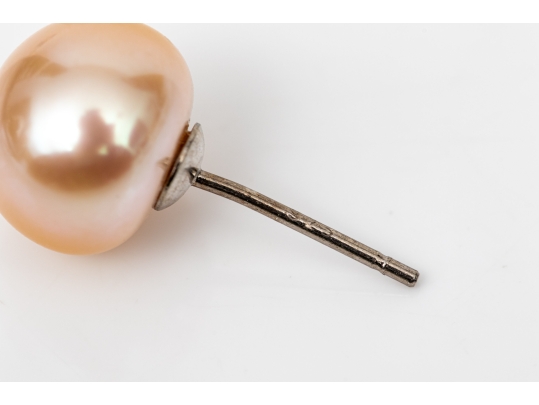 Collection Of Multi-colored Cultured Freshwater Pearl Stud Earrings