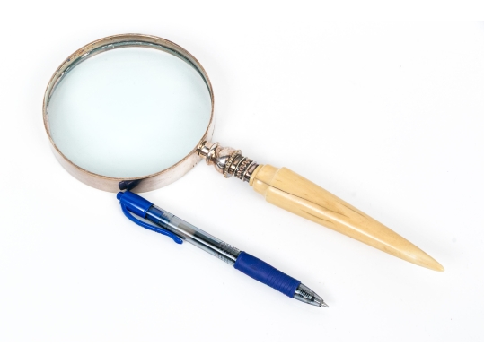 Antique English Magnifying Glass