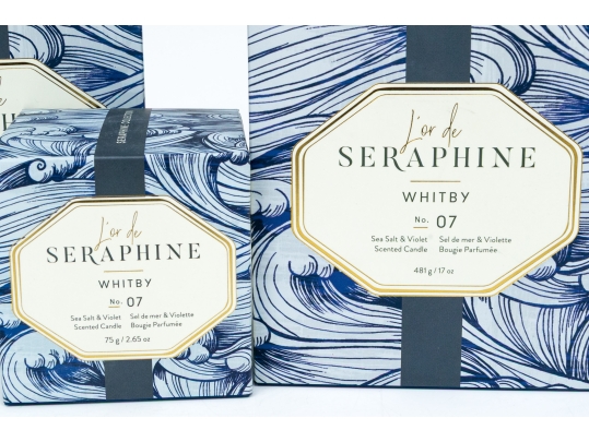 Set Of Three Boxed L'Or De Seraphine Candles Whitby No. 07, Boxed
