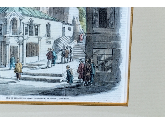 Marciano Antonio Baptista (Chinese, 1826-1896) “Shop Of The Chinese Baker…” Print
