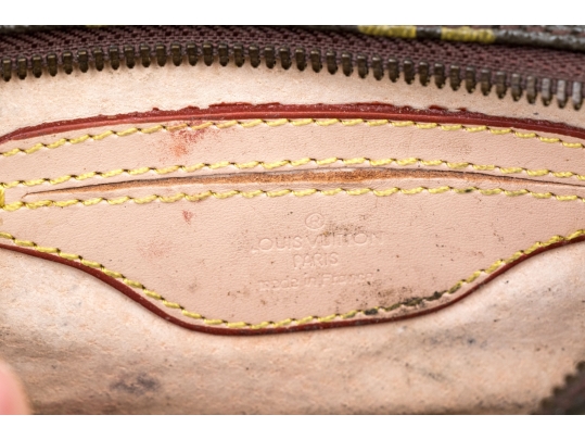 Louis Vuitton Vintage Coated Canvas Cosmetics Bag