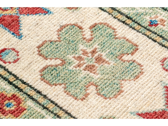 HAND KNOTTED ROOM SIZE PAKISTAN KAZAK WOOL CARPET - Apx. 9 X 12, NEW