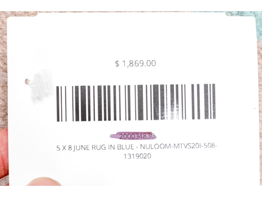 Fabulous Flat Weave Wool 'June' Carpet, 8' X 5', New