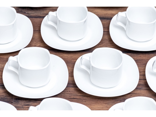 Massive 133 Piece The Palm Restaurant Porcelain Dining Service