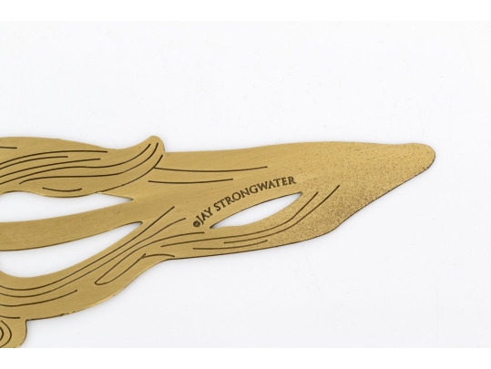 Jay Strongwater Iris Bookmark, Boxed