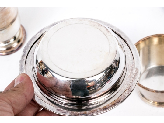 Collection Of Quality VIntage Silver-Plate, Nine Pieces