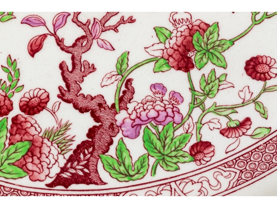 Set Of 2 Vintage English, Staffordshire Serving Platters