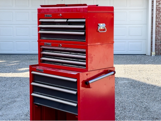 Homak Red Metal Tool Cabinet