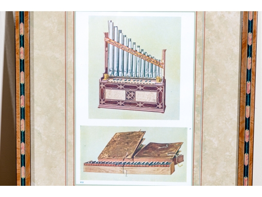 Set Of Eight Decorative Prints Of Instruments
