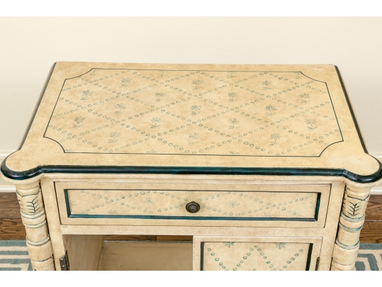Attributed To Julia Gray Ltd. Louis XVI Style Painted Console Cabinet