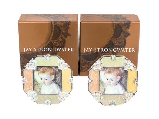 Jay Strongwater Pair Of 1 3/4