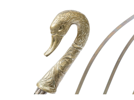 Decorative Swan Form Magazine Rack