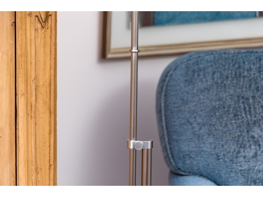 Adjustable Chrome Floor Lamp