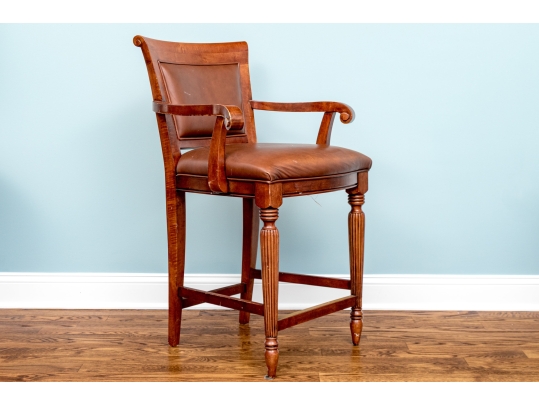 Set Of Four Ethan Allen Counter Stools