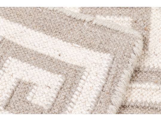 Hand Woven Wool 'Urban Bungalow' Carpet, 8' X 5', New