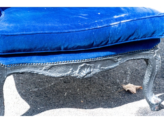 Pair Of Custom Upholstered Wing Chairs