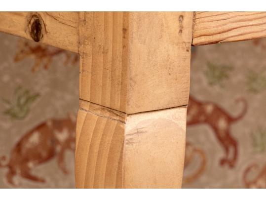 Rustic Pine Hall Console Table
