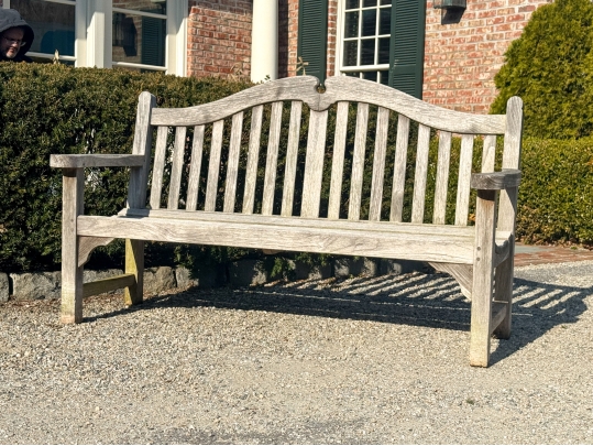 Smith & Hawken Teak Bench (1 Of 2)