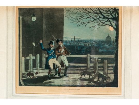 Two English 19th Century Color Prints