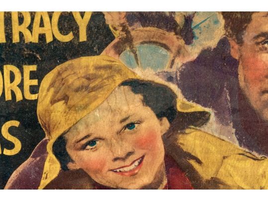 Collection Of Seven 1930's Stamford Theatre Movie Posters And  A 1953 Movie Poster