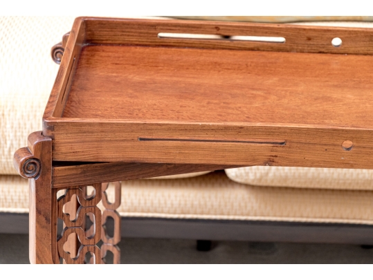 Chinese Fantastic Console Tray Top Collapsible Table