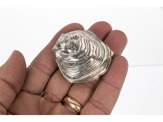 Collection Of Five Silver Sea Creature Motif Small Decorations 