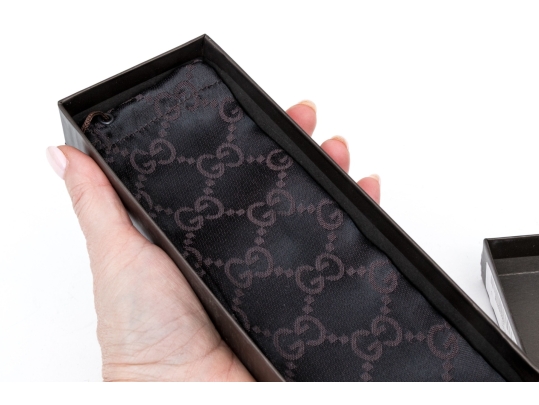 Gucci Contemporary Steel Ice Tongs, Bamboo Motif, With Box