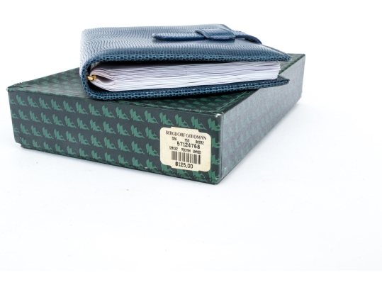 Bergdorf Goodman Gigliodoro Navy Book Photo Album, Boxed