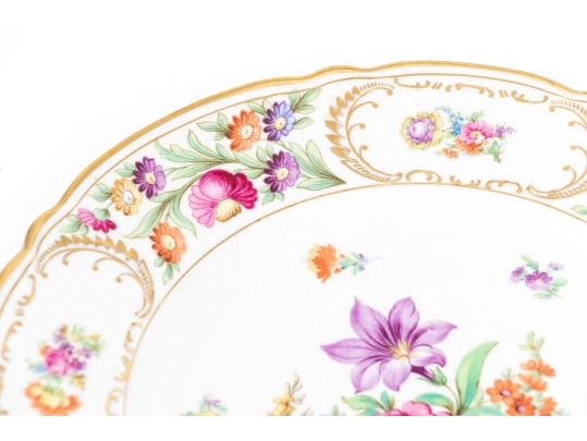 Assembled Set Of Seven Schumann Bavaria Hand-Painted Plates