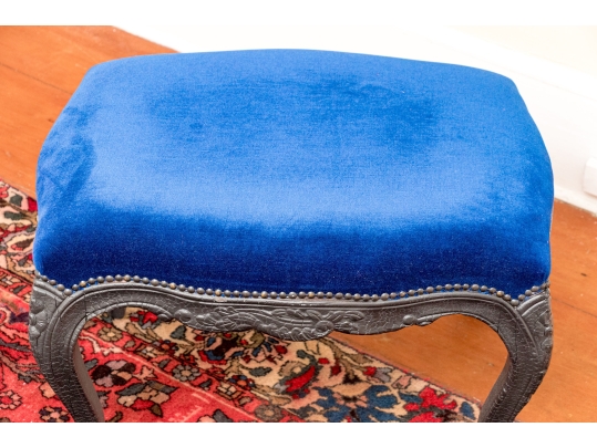 Custom Upholstered Louis XVI Style Bench