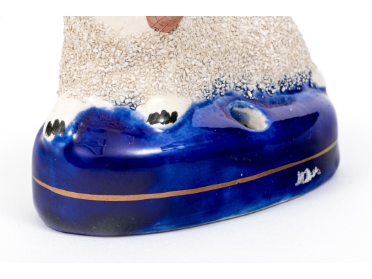 Pair Of English Staffordshire Ceramic Pen Trays