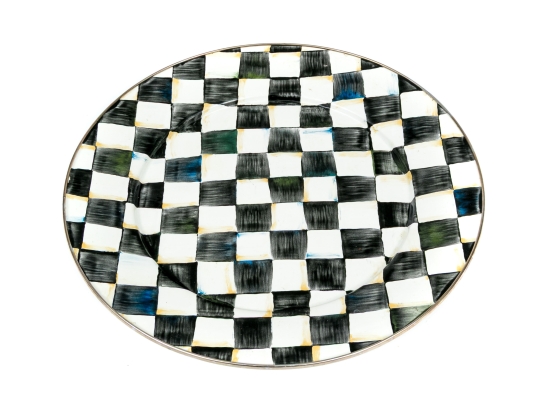 Mackenzie-Childs Enameled Cake Plate