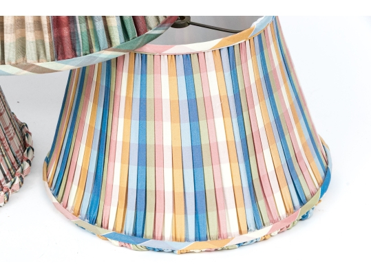 Collection Of Five Quality Fabric Lampshades