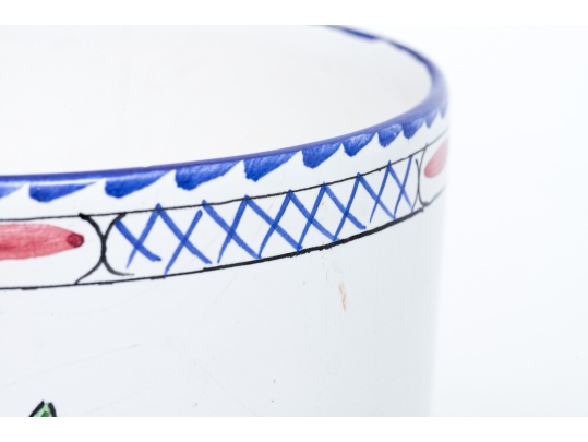 Charming Hand Painted Tiffany & Co. Flower Pot
