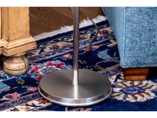 Adjustable Chrome Floor Lamp