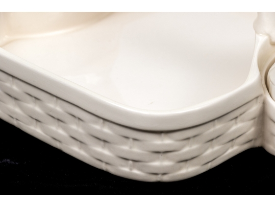 Tiffany& Co Strawberry Basket With Creamer And Sugar Bowl