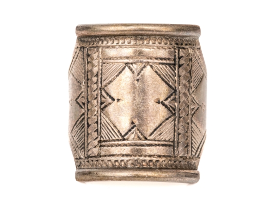 Collection Of Three Sterling Silver Pieces, Including Two Rings And A Pill Box