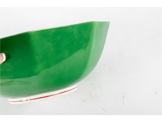 Fitz And Floyd “Dragon Crest” Octagonal Porcelain Bowl