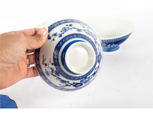 Group Of Asian Porcelain Bowls And Plate