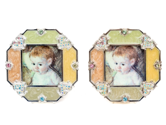 Jay Strongwater Pair Of 1 3/4