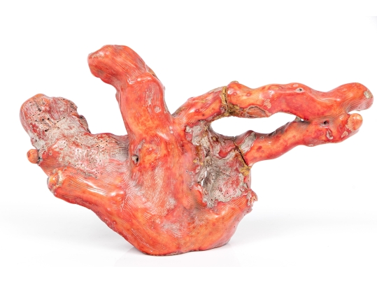 Vintage Natural Red Coral Specimen