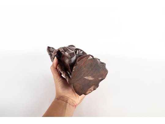 Chinese Carved Wood Figure Of Shou Lao