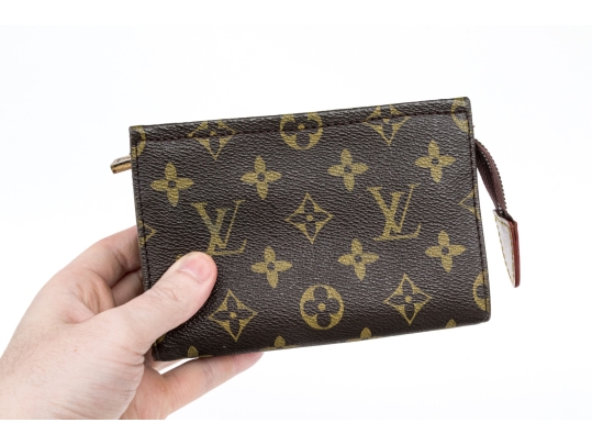 Louis Vuitton Vintage Coated Canvas Cosmetics Bag