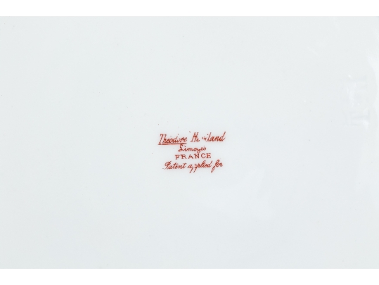 Set Of 11 French, Theodore Haviland Limoge Dishes, Signed