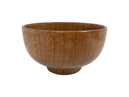 Turned Wood Tea Bowl Form Vessel  After Bob Stockdale