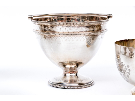 Collection Of Four Silver Plated Footed Bowls