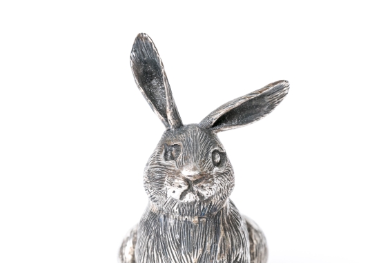 Buccellati Sterling Silver Miniature Darling Sitting Bunny Rabbit, Retail $650