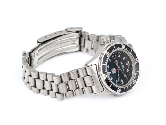 Tag Heuer 27MM Steel 973.008, Black Dial On Bracelet 